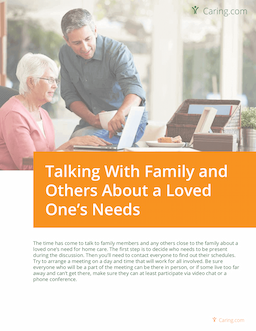 Guidelines for Talking About In-Home Care PDF