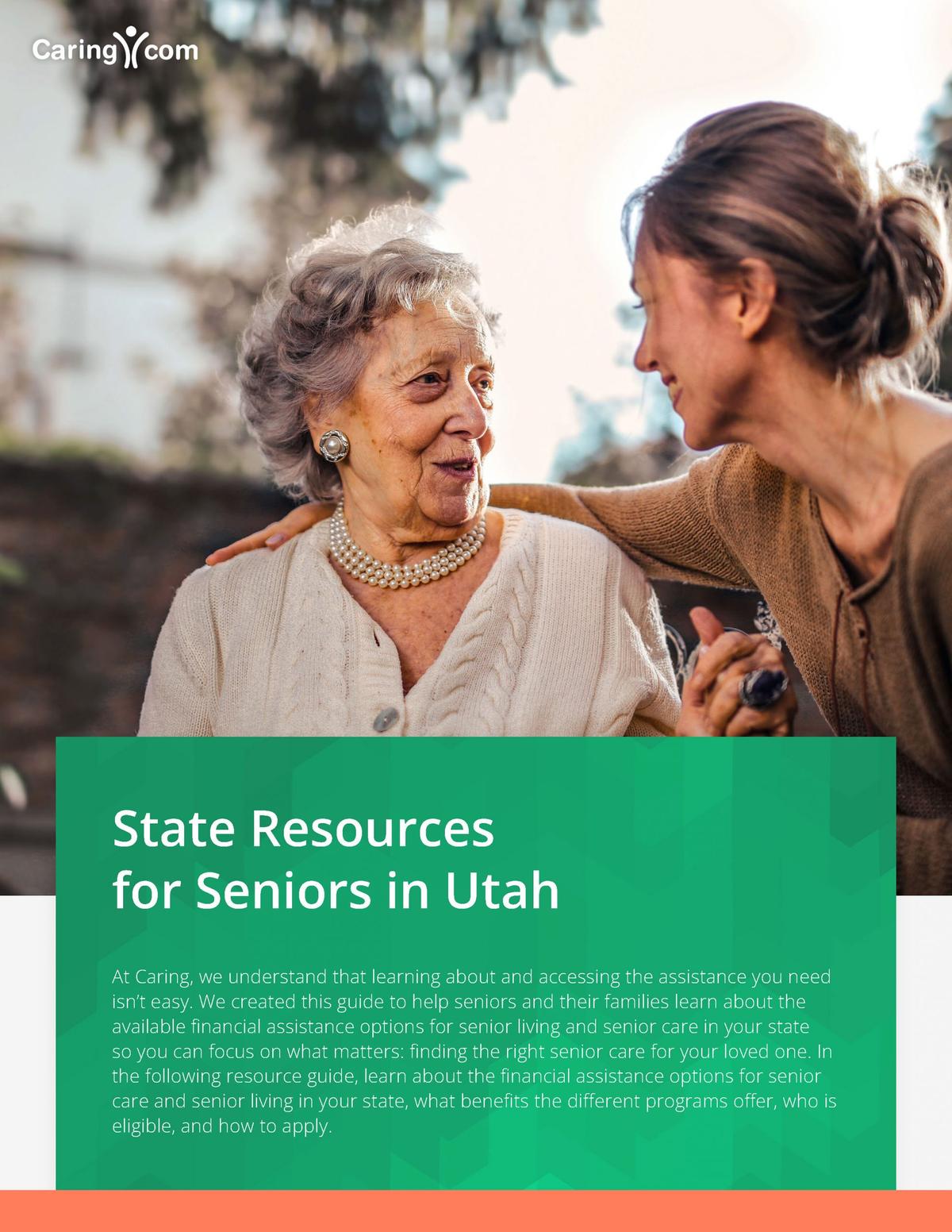 Federal and State Financial Assistance for Seniors in Utah